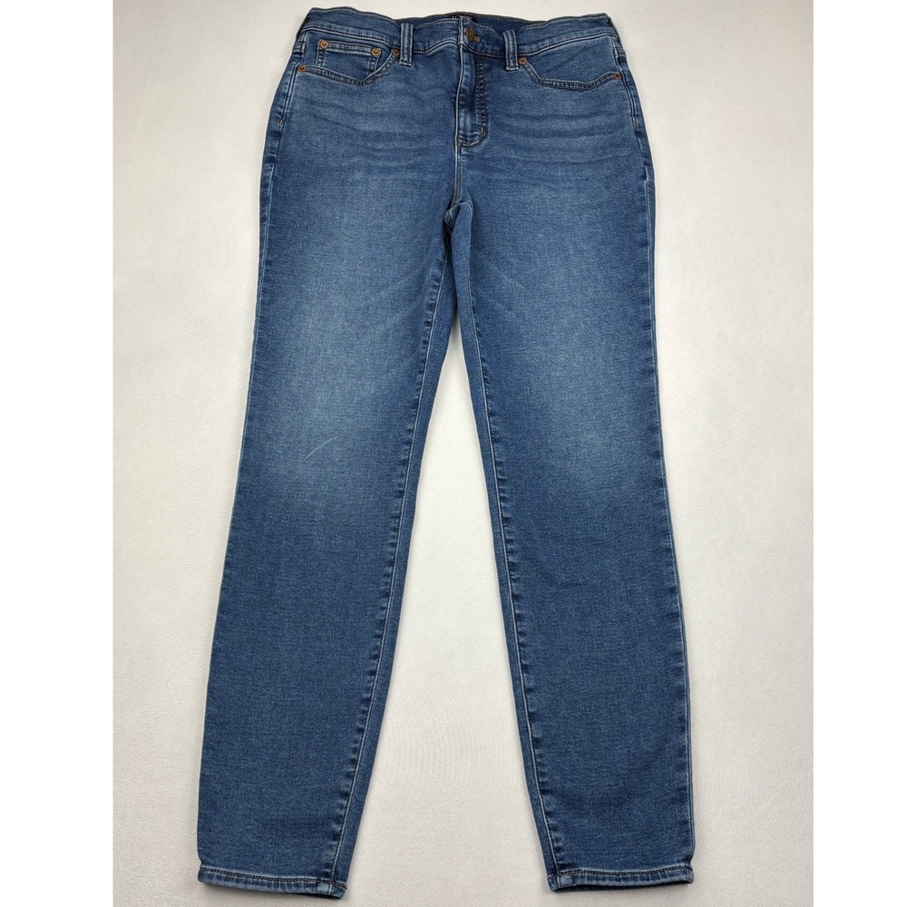 JCrew Jeans Womens 29 Blue 9 Inch Mid Rise Skinny Stretch Denim Medium Wash
